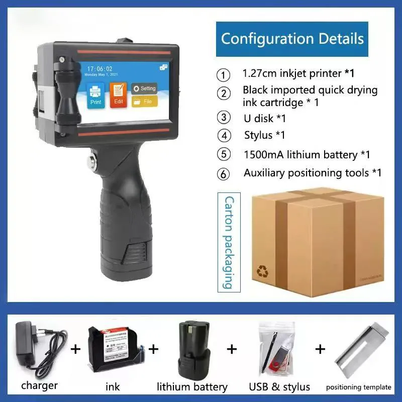 handheld barcode printer