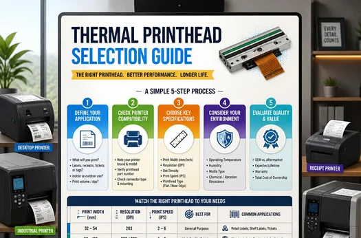 How to Choose the Right Thermal Printhead for Your Printer