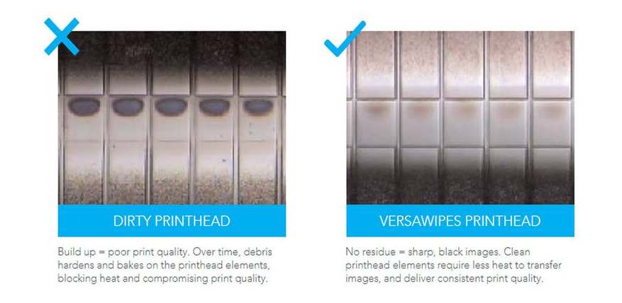 thermal printhead cleaning